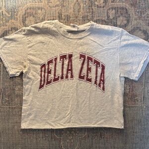 Delta Zeta Cropped T-Shirt